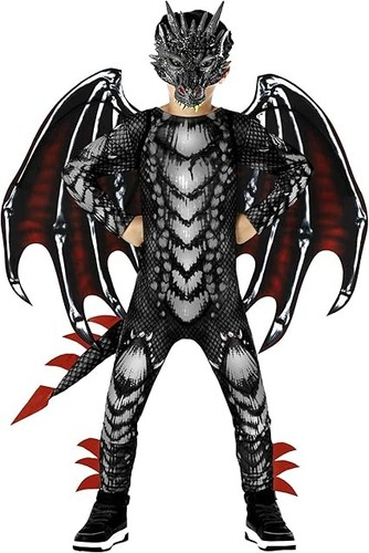 Schwarz drache kostüm kinder - kostüm,
