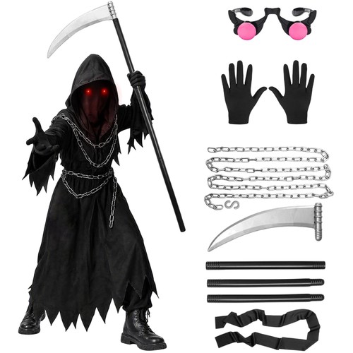 Sensenmann halloween kostüm - sensenmann,