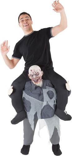 Zombie huckepack kostüm - zombie,