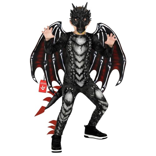 Schwarz drache kostüm kinder - drache,