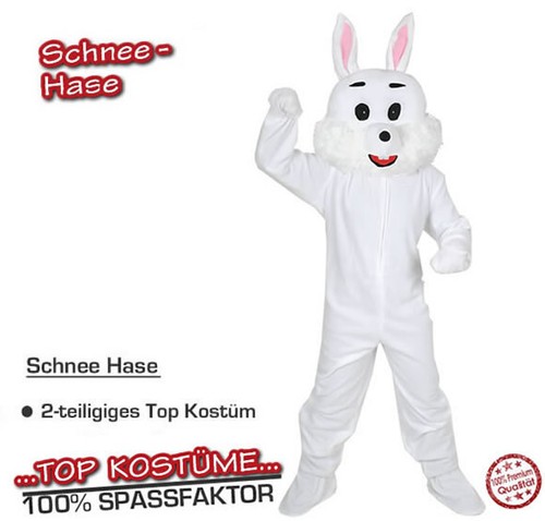 Hase weiss kostüm - hase,