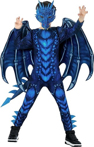 Blaues drache kostüm für - kostüm,
