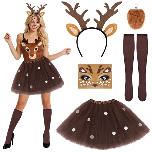 Karneval reh kostüm damen - reh,