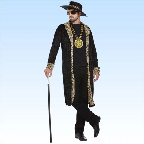 Pimp daddy samt - samt, kostüm