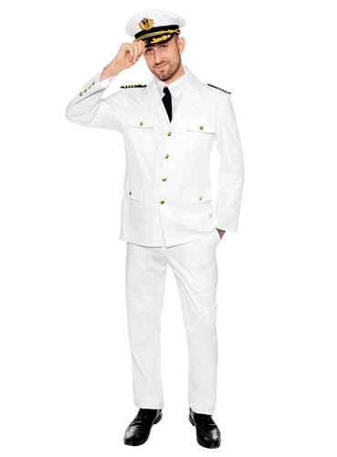 Kapitän uniform karneval - kapitän,