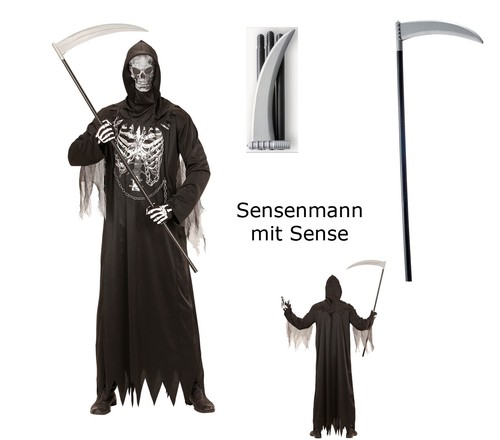 Herren kostüm sensenmann mit - herren,