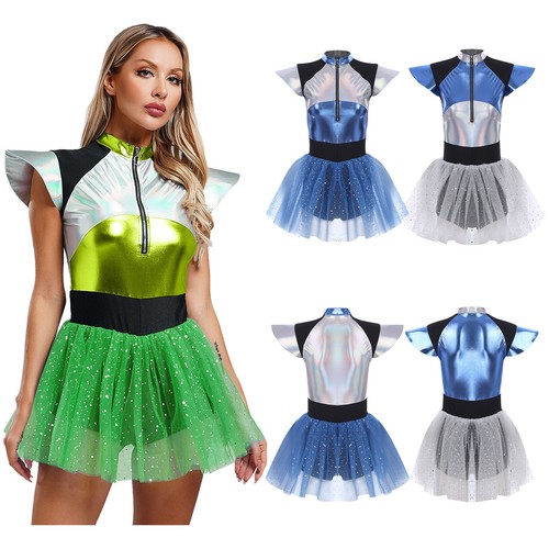 Damen alien kostüm space girl - damen,
